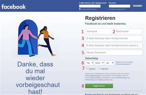 Facebook – Anmelden oder Registrieren.